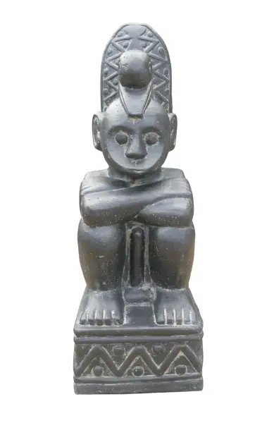 Product image 1 of the product “timor primitiv man, 62 cm high, antique finish ”