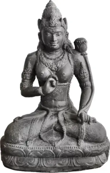 Product image 1 of the product “Sitting Dewi Tara, 72cm height, Antique finish and Antique finish light ”