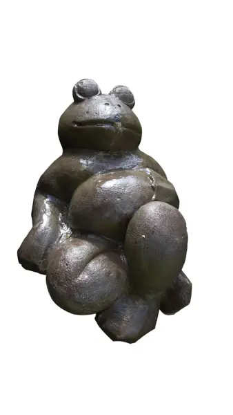 Product image 1 of the product “Lying „Happy Frog“ as a water feature, 33 cm H ”