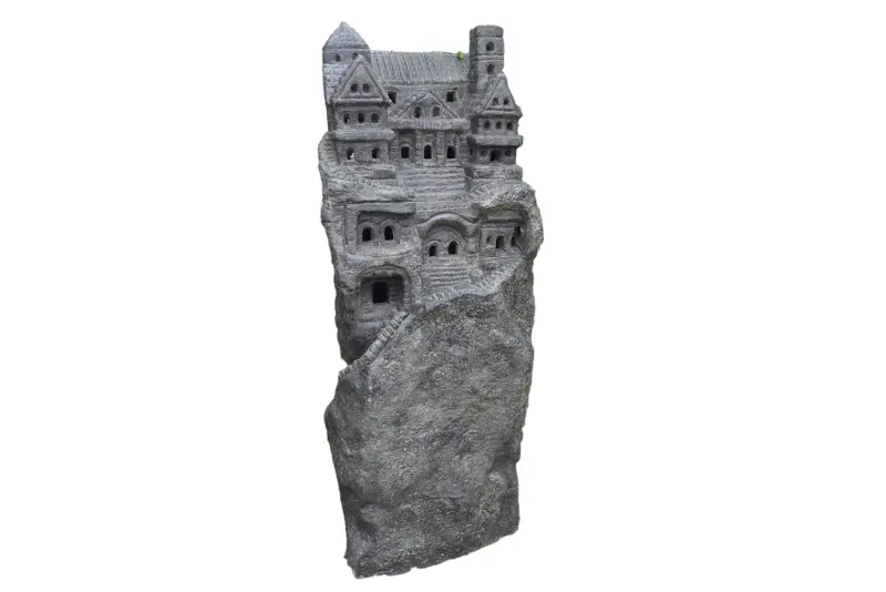 Product image 1 of the product “Castle, Dragonrock, in the sizes from 80 to 100cm, cast stone, antique finish ”
