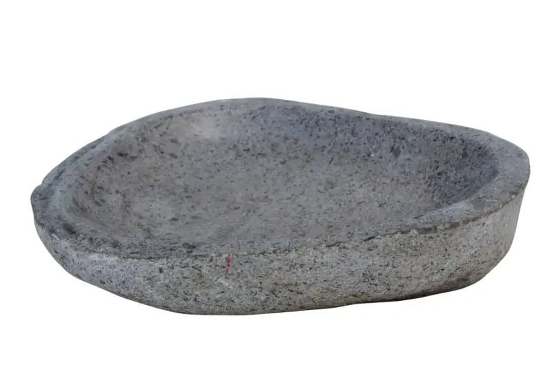 Product image 1 of the product “Round Pond, natural edge, approx 40 x 30 x 8cm. Made from Riverstone ”