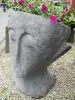 Product image 2 of the product “Head abstract, 80cm basanite, handmade, antique finish ”