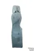Product image 2 of the product “Abstract cockatoo on pedestal, 120cm height, natural stone (basanite) ”
