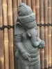 Product image 2 of the product “Standing ganesha, 115cm height, basanite ”