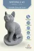 Product image 2 of the product “Penelope - Cat, 35cm Height | cast stone ”