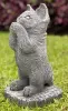 Product image 2 of the product “Sammy - Standing kitten on a pedestal, 27cm H | cast stone ”