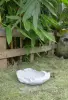 Product image 2 of the product “Stone bowl with wood grain, 30.5 cm Length | cast stone ”