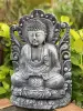 Product image 2 of the product “Bodhi - Buddh, seated in front of relief, 52 cm H | cast stone ”