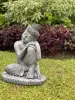Product image 2 of the product “Hema - Buddha relax - left knee is up, 45 cm H | cast stone ”