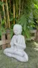Product image 2 of the product “Lokesh - Seated Monk no hair, 64 cm H | cast stone ”
