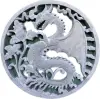 Product image 2 of the product “Eldur - Plaque - Dragon, Ø 30cm | cast stone ”
