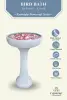 Product image 2 of the product “Set Trieste – Bird Bath | 82 cm Height, Ø Bowl 50 cm | Casted Stone ”