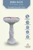 Product image 2 of the product “Set Ayutthaya – Bird Bath | 81 cm Height, Ø Bowl 50 cm | Casted Stone ”