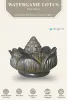 Product image 2 of the product “Watergame lotus, 60cm Ø | GRC (Glassfibre Reinforced Concrete), Copper Finish ”