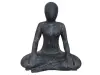 Product image 2 of the product “Sitting woman in yoga position - Lotus Position, in the sizes from 30 to 130cm, cast stone, antique finish ”