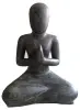Product image 2 of the product “Sitting woman in Yoga position - Namaste, in the sizes from 60 to 125cm, cast stone, antique finish ”