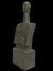 Product image 2 of the product “Abstract sculpture with long neck, Antique finish. In the sizes from 80 to 100cm. ”