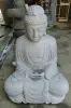 Product image 2 of the product “Seated Japanese Buddha made of Riverstone in Dhyana position - gesture of meditation, H. 121cm ”