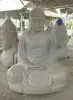 Product image 2 of the product “Seated Japanese Buddha made of Riverstone in Dhyana position - gesture of meditation, H. 150cm ”