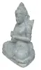 Product image 2 of the product “Seated Dewi Sri made of Riverstone in Dharmachakra gesture of wheel of the teaching of the Dharma. in the sizes from 45cm to 100cm, Natural finish ”