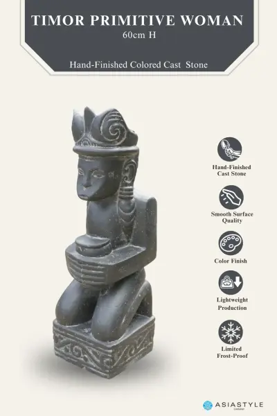Product image of the product “timor primitiv woman, 60 cm high, antique finish ”