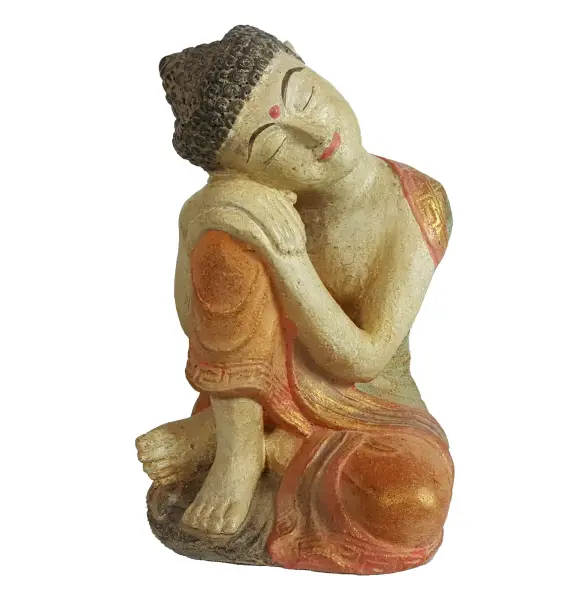 Product image 2 of the product “Dreaming Buddha, one Knee up - 22cm high ”