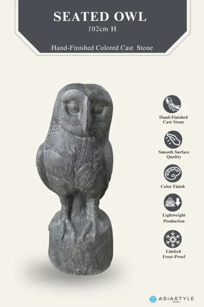 Product image of the product “Seated Owl, 102 cm ”