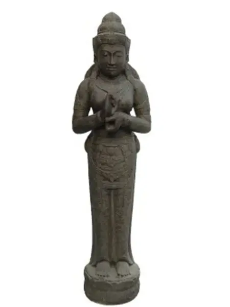 Product image 2 of the product “Standing Sri Dewi, 175cm high. Painted in the color antique finish ”