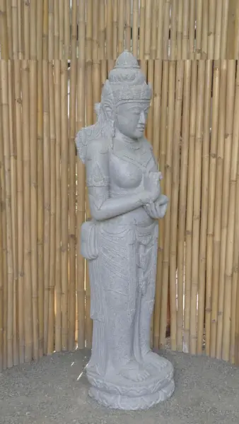 Product image of the product “Standing Sri Dewi. Made from riverstone. Height 174cm ”