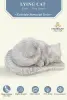 Product image 3 of the product “Lilith -Lying cat on pedestal, 33cm L | cast stone ”