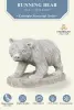 Product image 3 of the product “Jack - Running bear on pedestal. 33cm L | cast stone ”