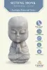 Product image 3 of the product “Ishaan - Sitting Monk Big Head, 29.5cm Height | cast stone ”