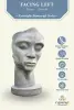 Product image 3 of the product “Dilan - Face looking to the left, 120 cm H | cast stone ”