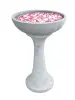 Product image 3 of the product “Set Rinjani – Bird Bath | 60 cm Height, Ø Bowl 40 cm | Casted Stone ”
