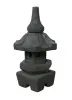 Product image 3 of the product “Garden lamp, 38cm Height | GRC (Glassfibre Reinforced Concrete), Black ”
