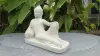Product image 3 of the product “Half Reclining Buddha, India, 31 cm height, cast stone, handcrafted & coloured ”