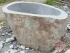 Product image 3 of the product “Riverstone basin, natural surface, polished inside. Dia approx 131-140cm Height 71-80cm ”