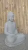 Product image 3 of the product “Seated Buddha made of Riverstone in Dhyana position - gesture of meditation, 62cm height, natural ”