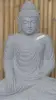 Product image 3 of the product “Seated Buddha made of Riverstone in Bhumisparsha - gesture of touching the earth. 83cm height. ”