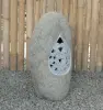 Product image 3 of the product “Riverstone Lantern with carved motiv on one side, Light can shine through! ”