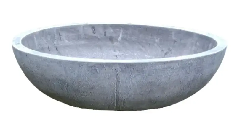 Product image 3 of the product “Palembang - Bowl, plain, Ø 40 cm | cast stone ”