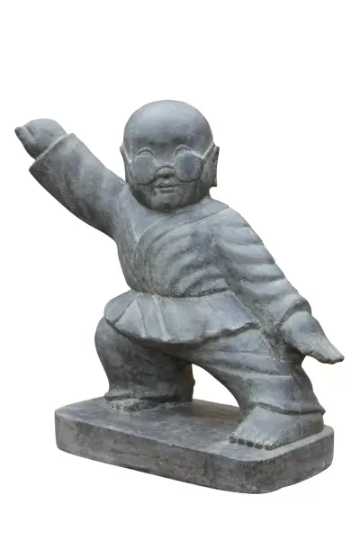 Product image 3 of the product “Standing Kung-Fu monk with glasses ”