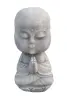 Product image 4 of the product “Ishaan - Sitting Monk Big Head, 29.5cm Height | cast stone ”