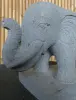 Product image 4 of the product “Standing elephant made of Riverstone about 45cm length ”