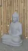 Product image 4 of the product “Seated Buddha made of Riverstone in Dhyana position - gesture of meditation, 63cm height, natural ”