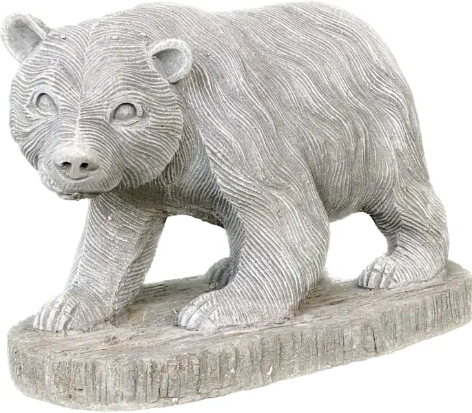 Product image 4 of the product “Jack - Running bear on pedestal. 33cm L | cast stone ”