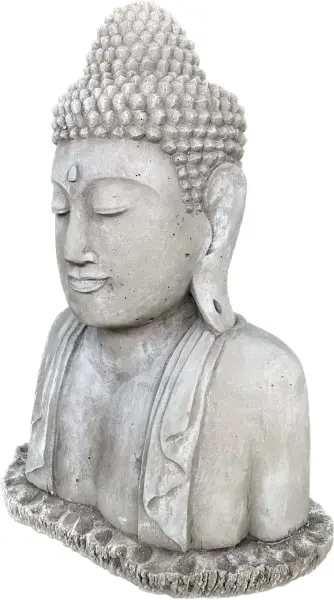 Product image 4 of the product “Naufal - Buddha bust 52 cm H | cast stone ”