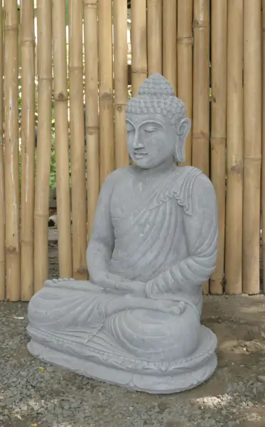 Product image 4 of the product “Ravi - Seated Buddha Meditation, 65cm - cast stone ”