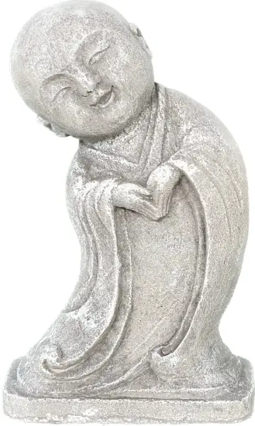 Product image 4 of the product “Ling - Monk, standing, bent sideways, 34 cm H | cast stone ”
