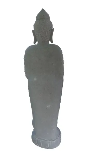 Product image 4 of the product “Standing Buddha with Lotus Flower, ca. 120 cm H ”